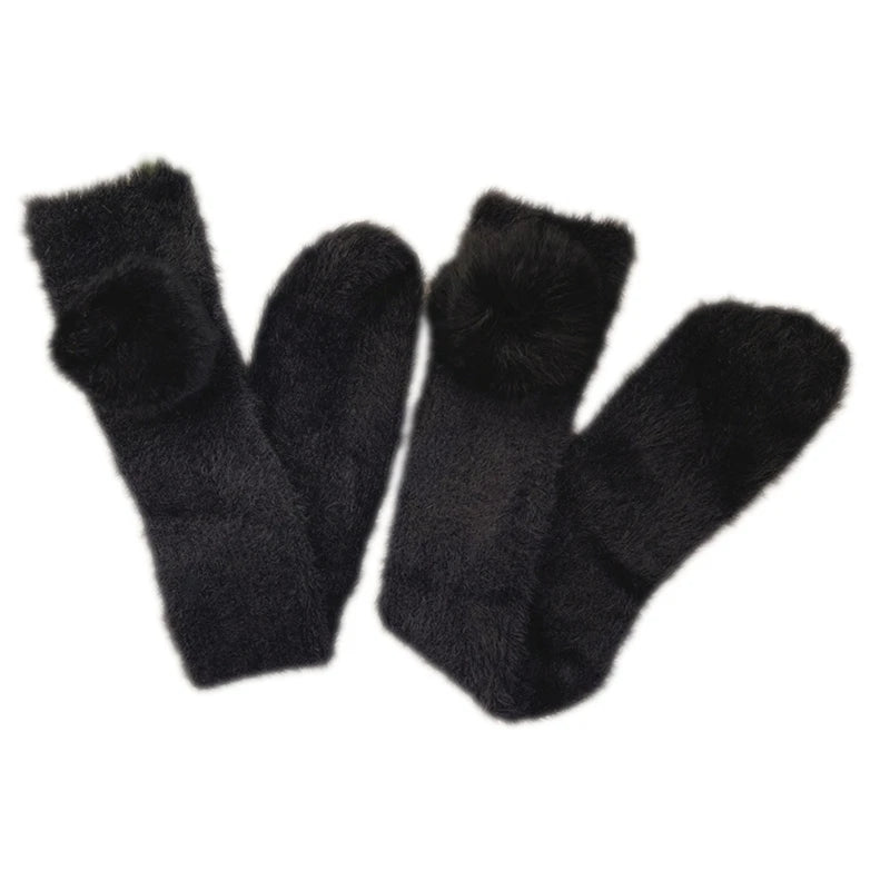 Winter Warm Furry Calf Socks