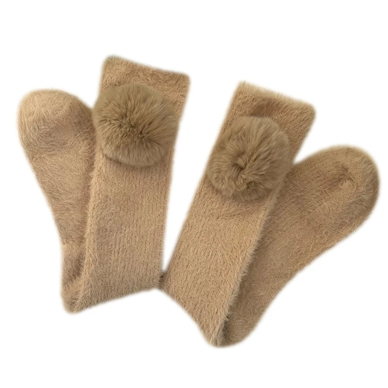 Winter Warm Furry Calf Socks