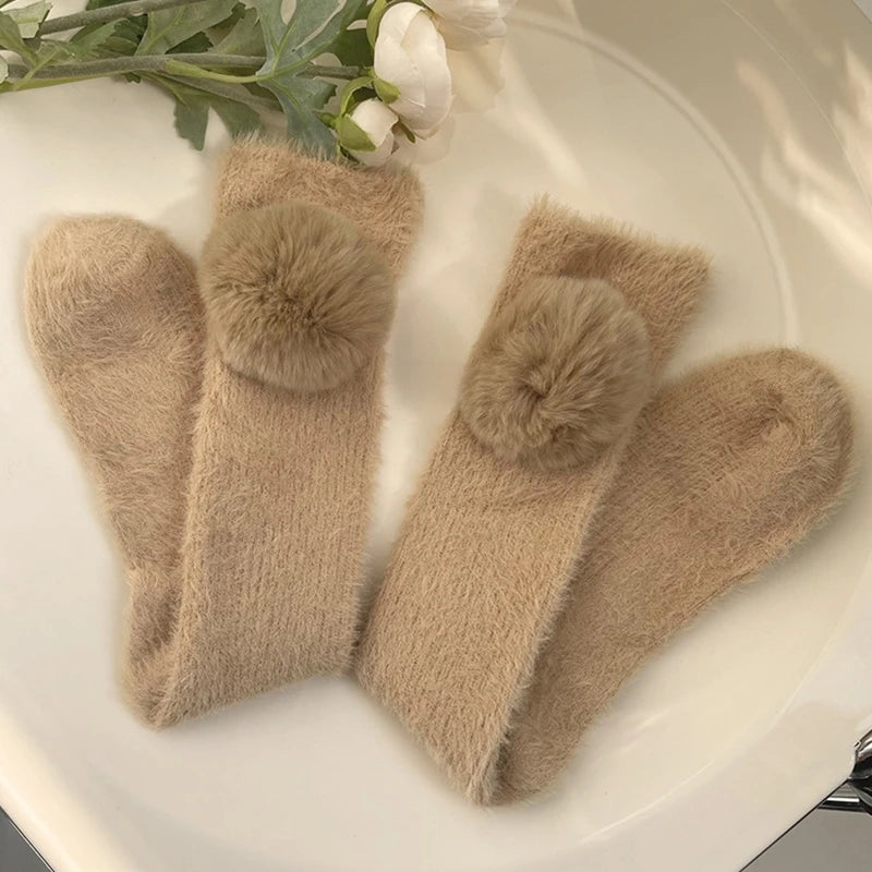 Winter Warm Furry Calf Socks