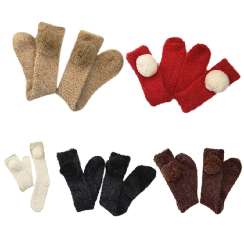 Winter Warm Furry Calf Socks